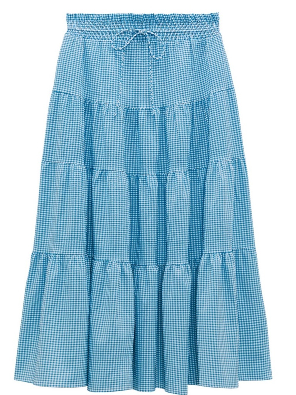 ZARA TIERED PLAID SKIRT SIZE XS NWT - Picture 7 of 7